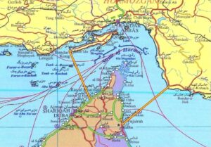 Корпус стражей исламской революции опубликовал новые карты, показывающие зону их контроля в Ормузском проливе